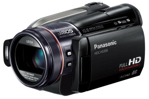 パナソニック デジタルハイビジョンビデオカメラ ブラック HDC-HS300-K(中古品)