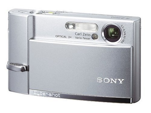 ソニー SONY デジタルスチルカメラ Cyber-shot T50 720万画素 シルバー DSC(中古品)