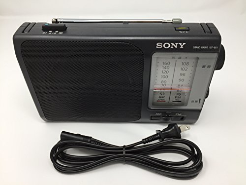 SONY FM/AMポータブルラジオ ICF-801(中古品)