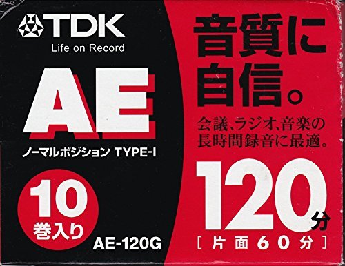 TDK オーディオカセットテープ AE 120分10巻パック [AE-120S10G](中古品)_画像1