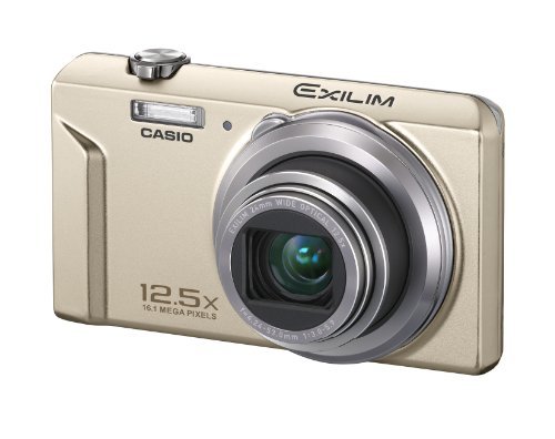 CASIO EXILIM デジタルカメラ 1,600万画素 ゴールド EX-ZS170GD(中古品)_画像1