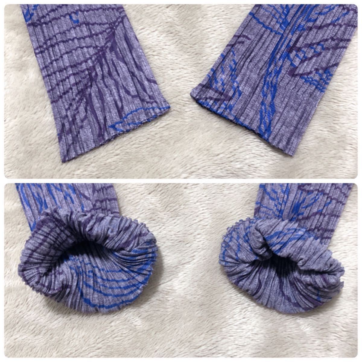 極美品☆PLEATS PLEASE プリーツプリーズ カットソー トップス 植物