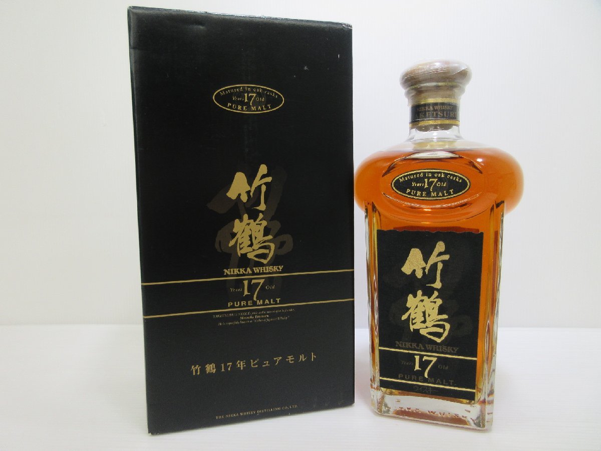 難有 ニッカ 竹鶴 17年 ピュアモルト NIKKA TAKETSURU PURE MALT 国産