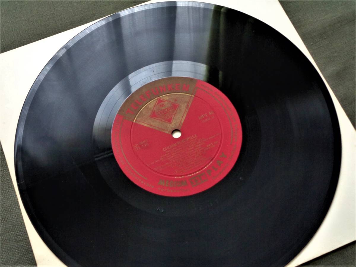 (LP) 日10吋 フリッツ・ハイトマン バッハ [衆賛前奏曲] ''天にましますわれらの父よ''etc/ビニジャケ/TELEFUNKEN/キングレコード/MPT 48_画像3