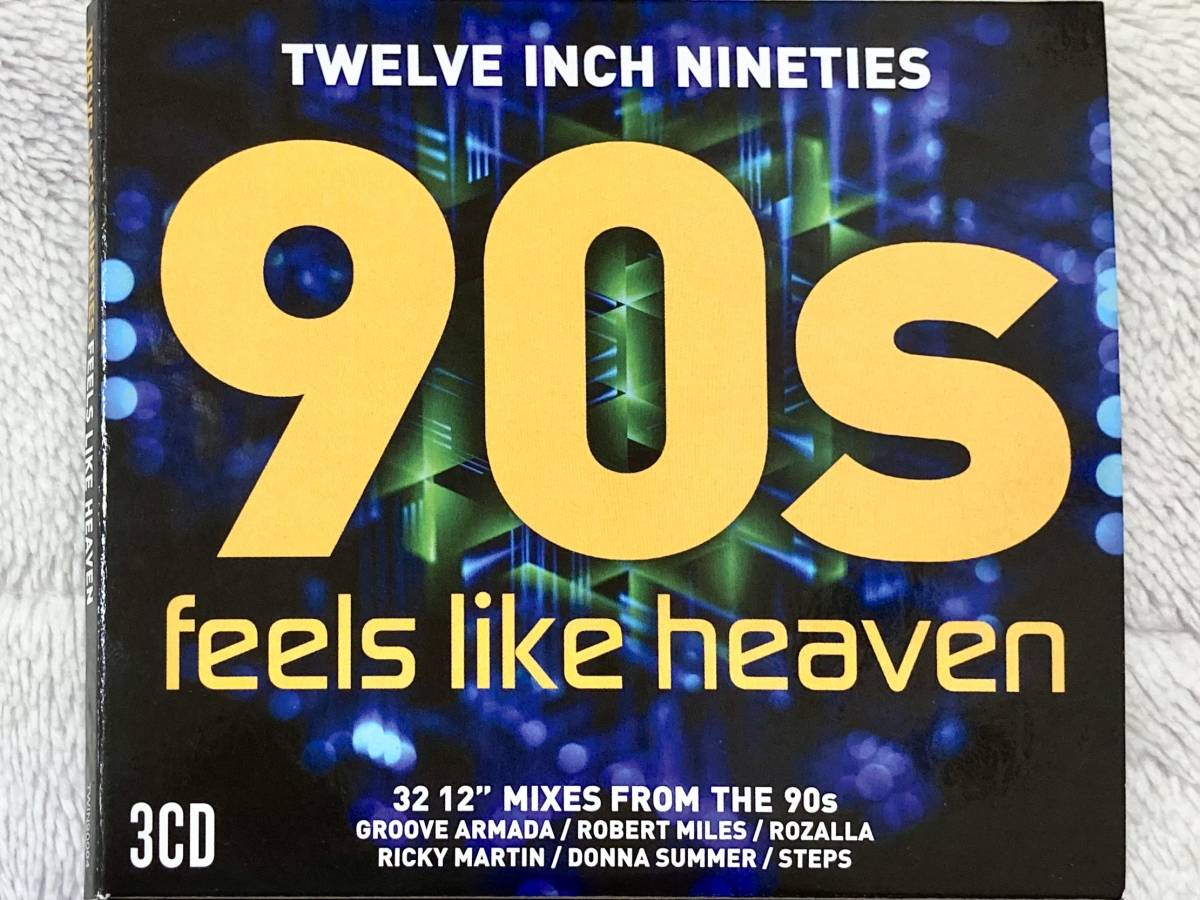 【90's】Twelve Inch Nineties - 90s Feels Like Heaven （2017、３CD、Meja、Robert Miles、Haddaway、Taylor Dayne、Martika）_画像1