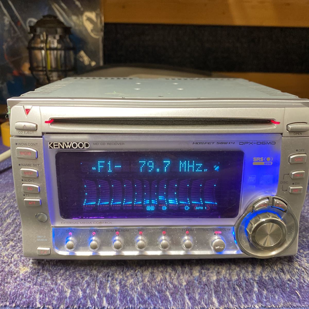 KENWOOD CD/MD レシーバー　DPX-06MD_画像3