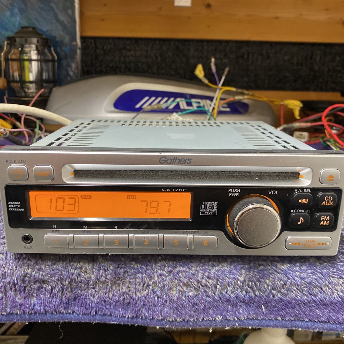 ホンダ純正　CD/AUX Gathers CX-128C_画像3