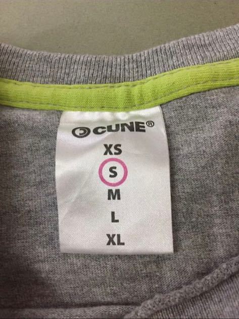 キューン CUNE Ｔシャツ うさぎ 丸首 半袖 グレー メンズ Sサイズ ファッション　衣類_画像3