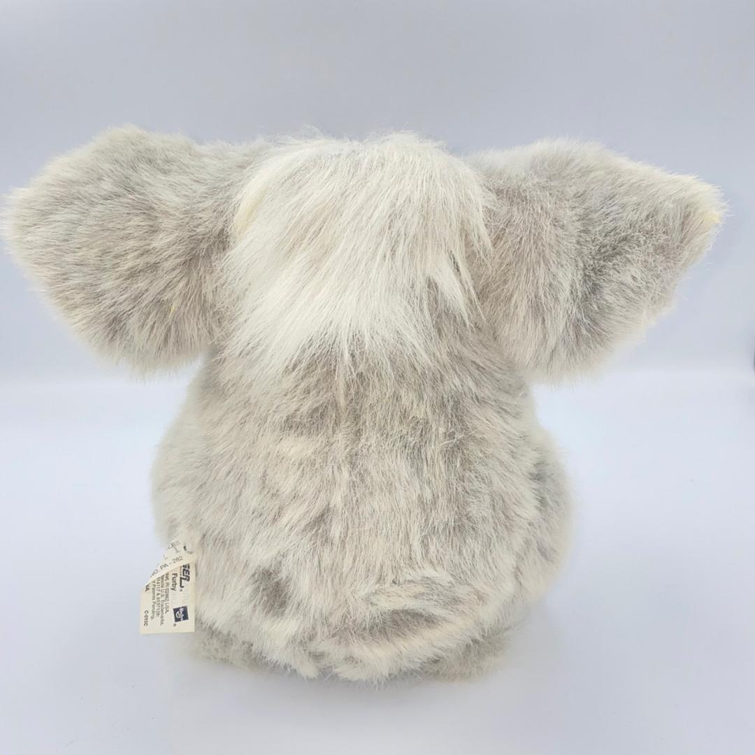 美品 ファービー2 クラウディグレー 青目 ピンクファー 動作OK 659 ぬいぐるみ 人形 インテリア furby furby2005 ヴィンテージ