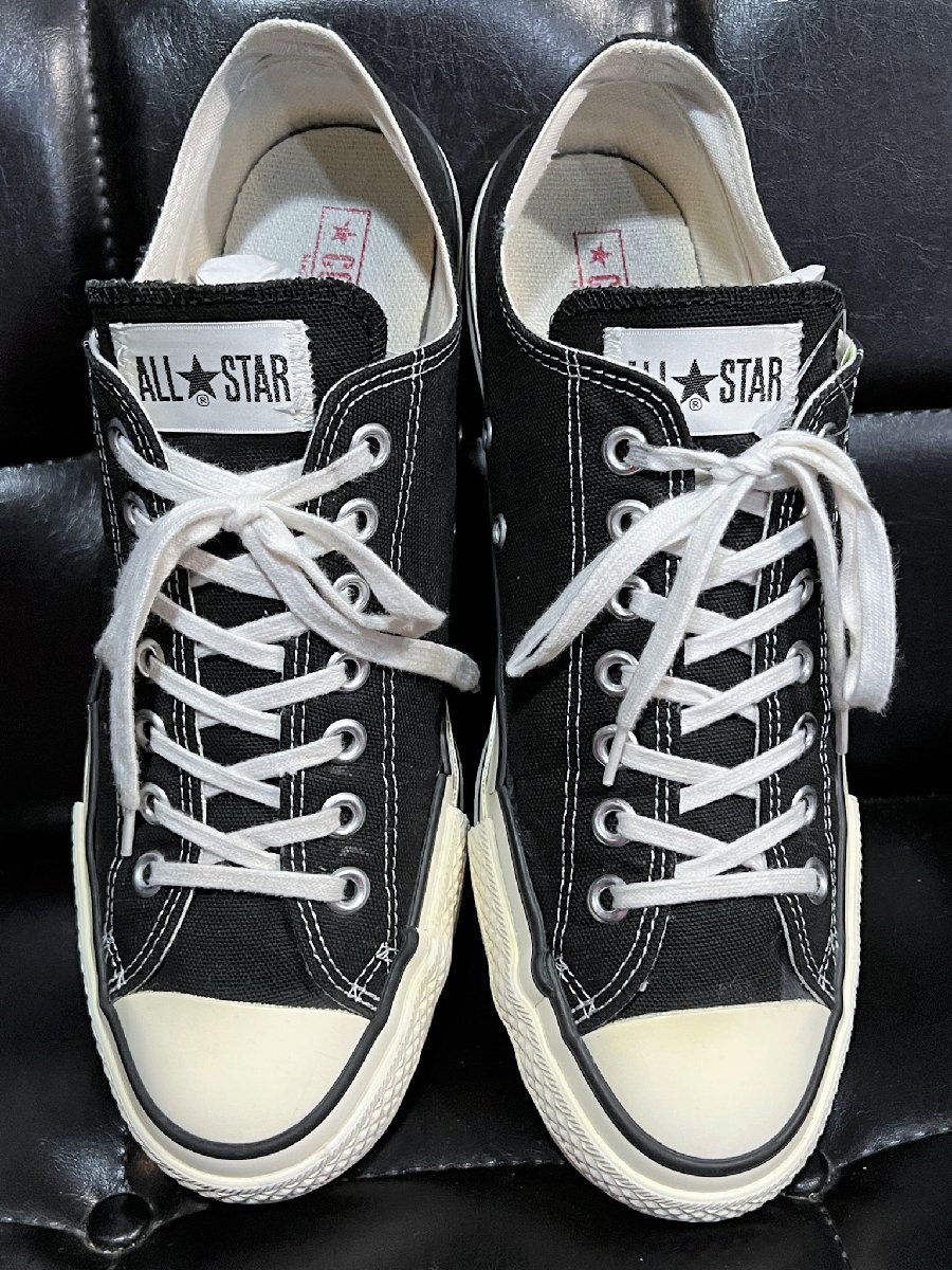 日本製 コンバース キャンバス オールスターJ LO 黒 28cm ブラック CONVERSE CANVAS ALLSTAR J_画像2