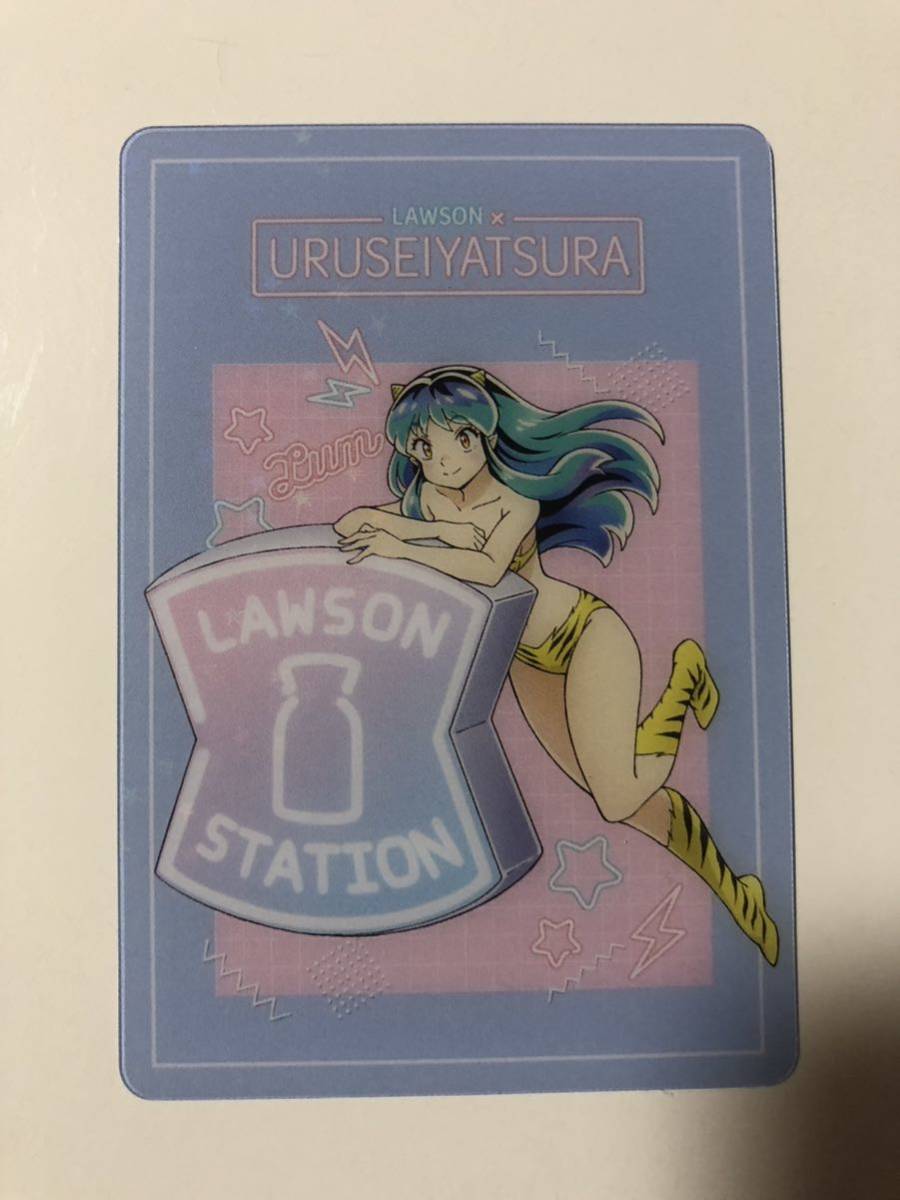  Urusei Yatsura Lawson ограничение вафли карта collect box Ram Lawson .. внизу .. иллюстрации 