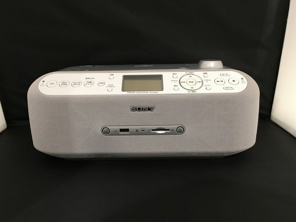 再再販！ ソニー SONY CDラジオ ZS-R11０CP ソニー