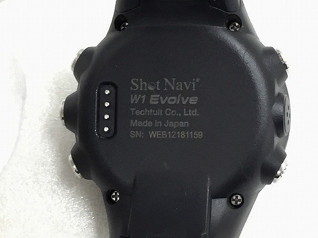 ショットナビ SHOT NAVI W1 EVOLVE ゴルフナビ GPSナビ ゴルフウォッチ
