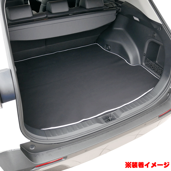 トランクマット トヨタ RAV4 専用 MXAA52 MXAA54 AXAH52 AXAH54 2019.4- ウエットスーツ 素材 撥水 防水 フロアマット ブラック 送料無料_画像3