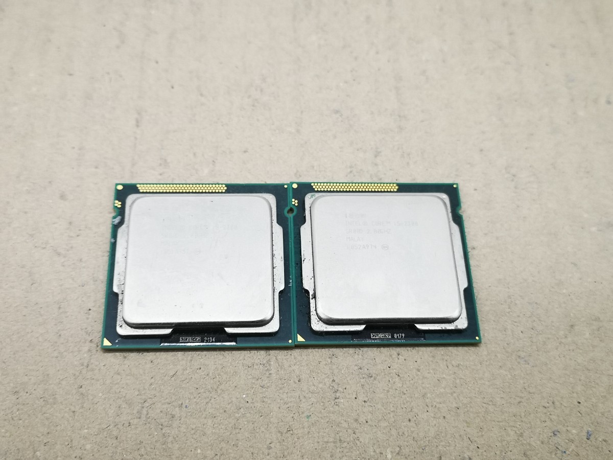 i5-2300 CPU 2個セット ジャンク扱い_画像1