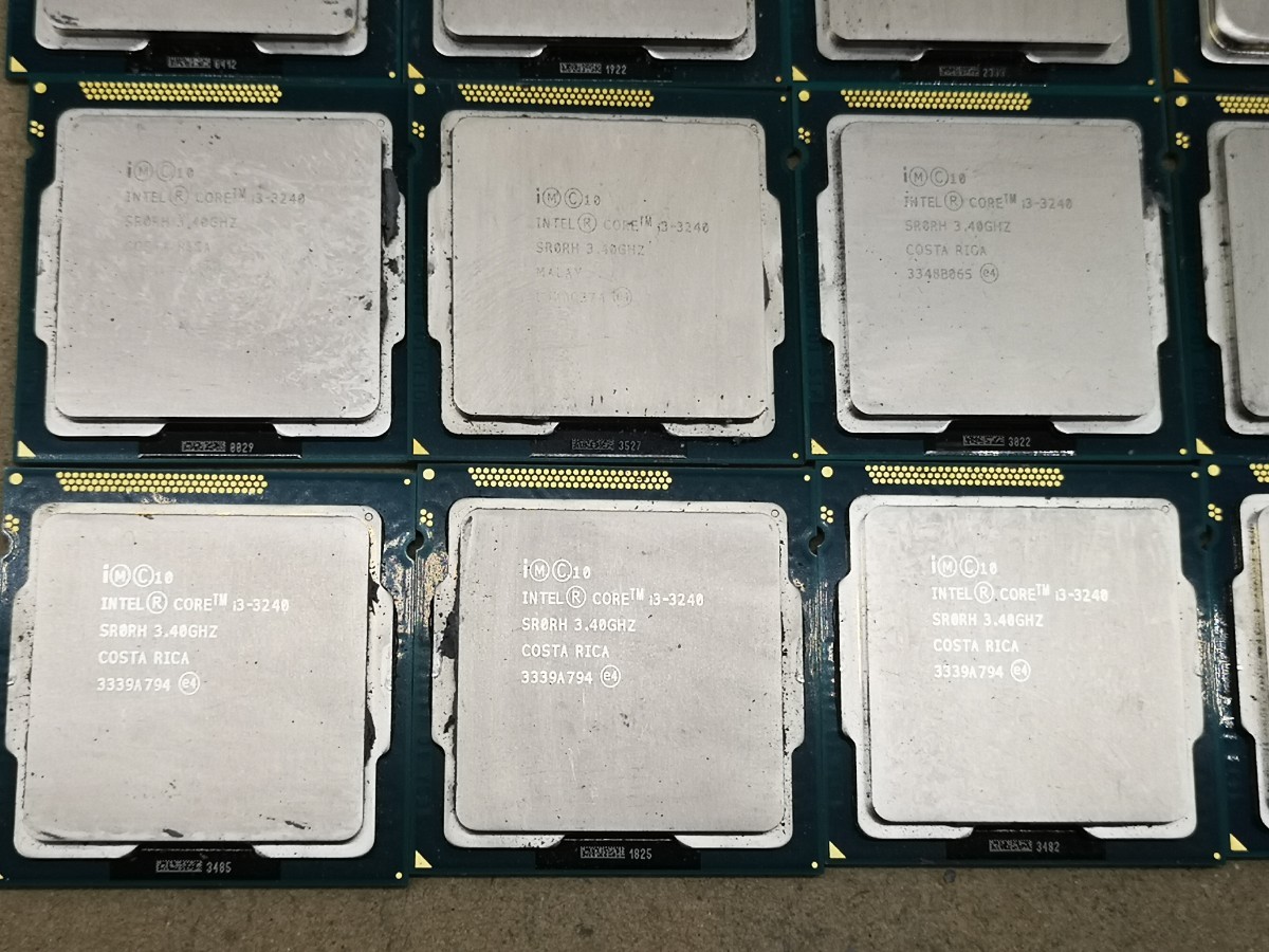 i3-3240 CPU 20 piece set junk treatment 