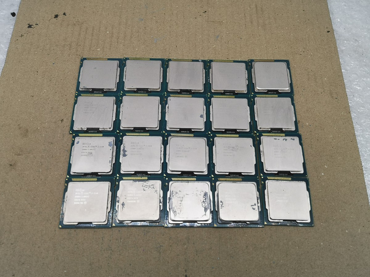 i3-3240 CPU 20 piece set junk treatment 