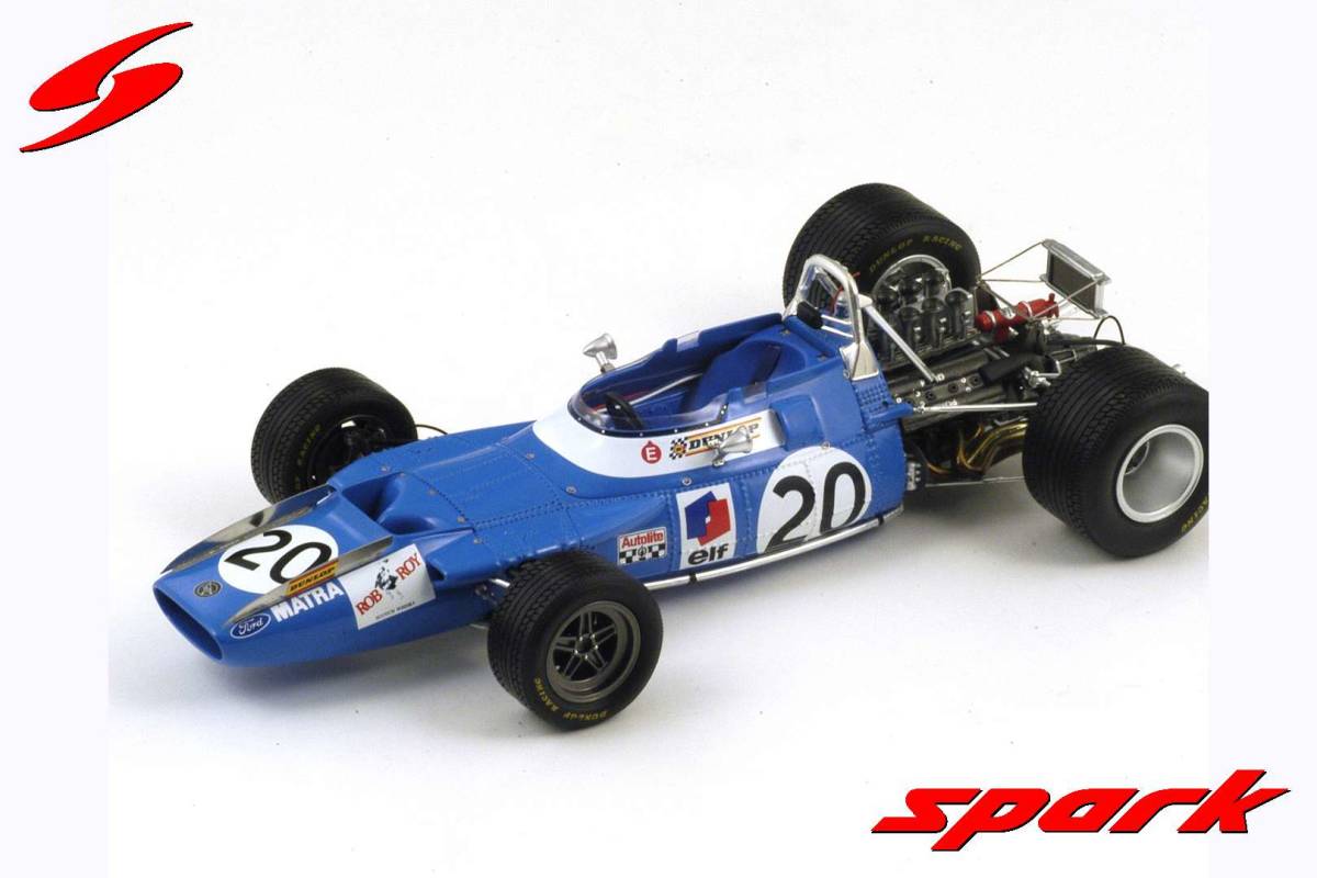 □スパークモデル 1/18 1969 マトラMS80 #20 J.スチュワート □スパークモデル 1/18 1969 マトラMS80 #20 J.スチュワート