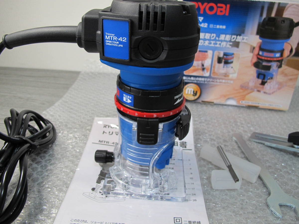 保管品　 RYOBI リョービ トリマー MTR-42_画像4