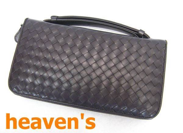 ◆値下げ！◆BOTTEGA VENETA オーガナイザー 濃茶 #ラウンドファスナー