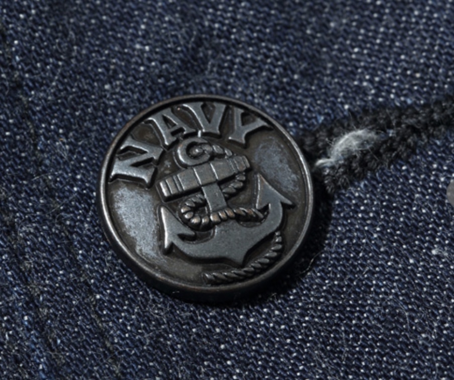 BUZZ RICKSON'S バズリクソンズ US NAVY DUNGAREE JUMPER サイズ42 美品_イメージ画像