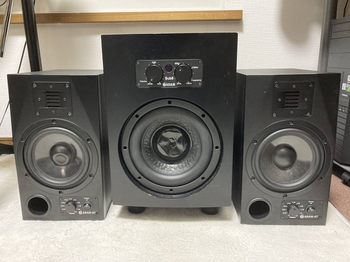 Yahoo!オークション - ADAM AUDIO A7 2台+Sub8 セット【定価260 Yahoo!オークション - ADAM AUDIO A7 2台+Sub8 セット【定価260
