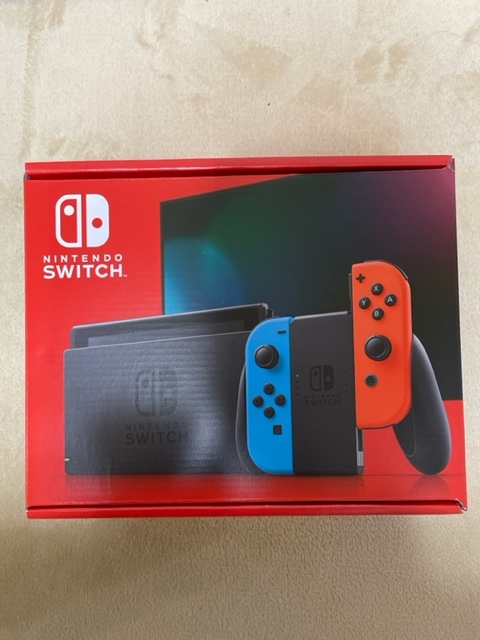 新品未開封 新モデル Nintendo Switch Joy-Con(L) ネオンブルー/(R