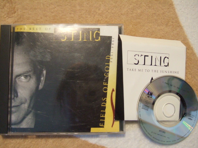 送料込Fields Of Gold The Best Of Sting1984-1994ベストオブ スティング 国内盤 特典8cmCD付 宮崎シーガイヤキャンペーン用オリジナル曲