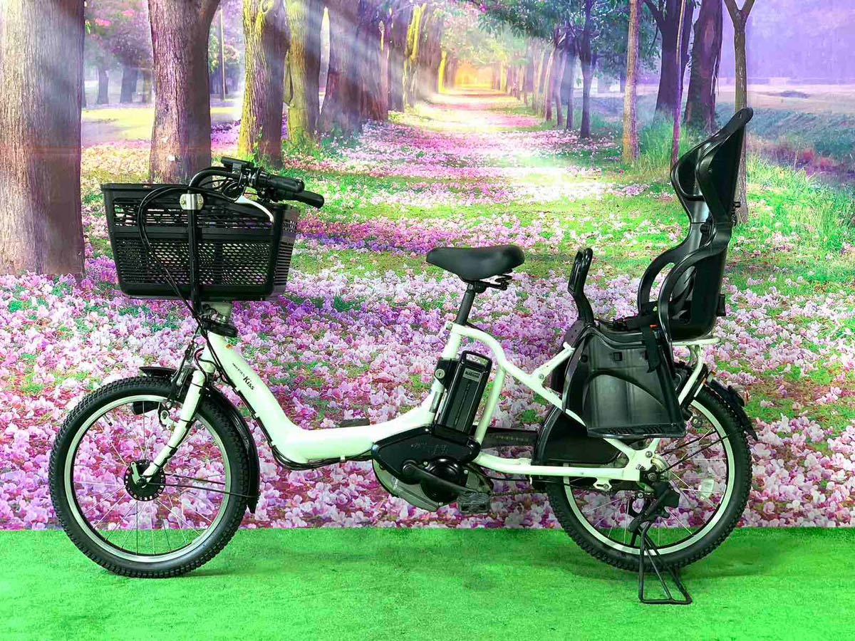 5187子供乗せ電動アシスト自転車YAMAHA 20インチ良好バッテリー
