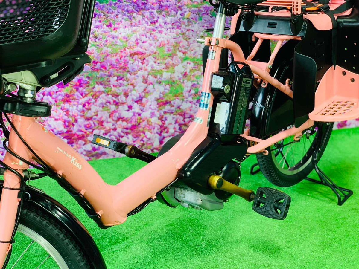 ❷5172子供乗せ電動アシスト自転車YAMAHA 20インチ良好バッテリー