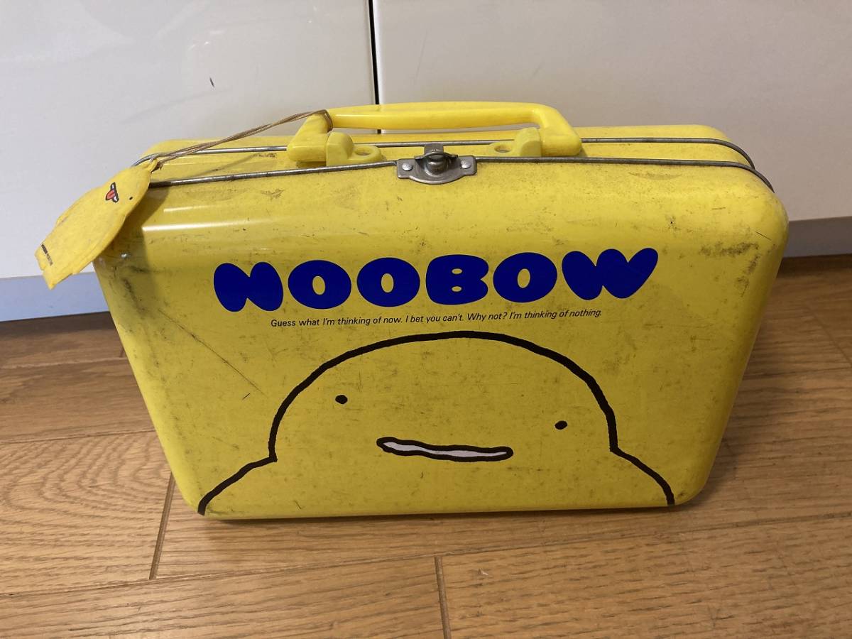 昭和 古い 森永製菓 NOOBOW 缶 ノベルティグッズ コレクターの方に _画像1