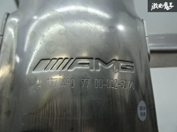  beautiful Benz original AMG W177 A Class muffler cutter left right steering wheel position unknown with cover black foundation A 177 490 77 A 177 490 78 shelves 28-2