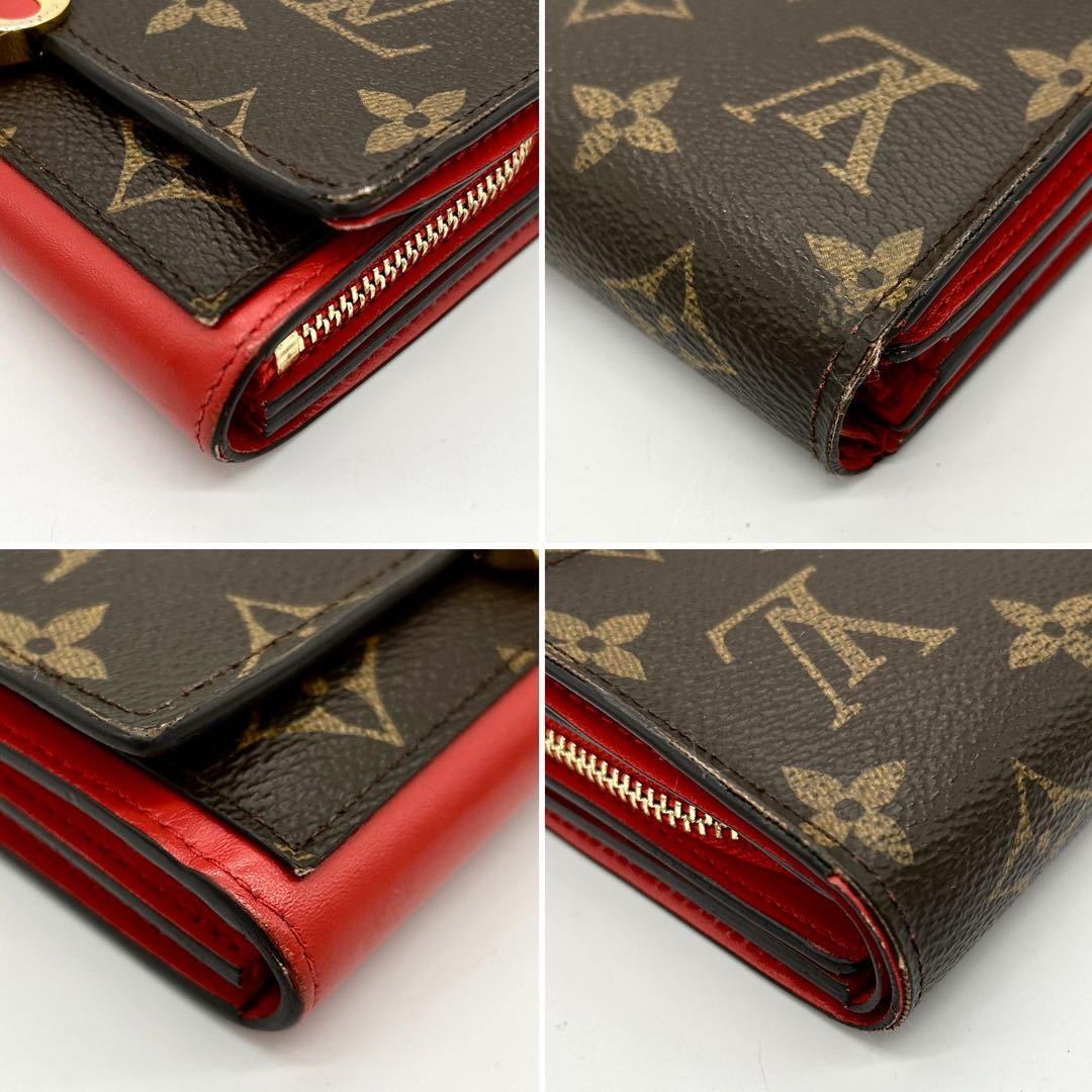 美品 】LOUIS VUITTON ルイヴィトン モノグラム フロール 二つ折り財布