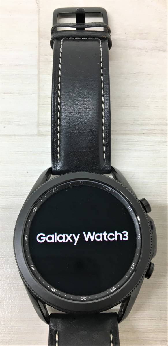 5-64[ б/у товар ]Galaxy Watch3 Stainless Steel 45mm Mystic черный SM-R840NZKAXJP