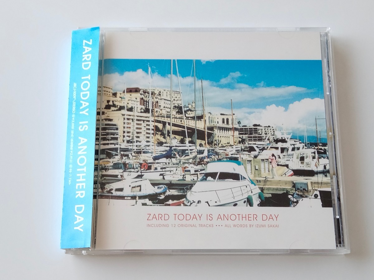 【美品】ZARD / TODAY IS ANOTHER DAY 帯付CD B-Gram JBCJ1009 96年7th,葉書あり,坂井泉水,マイ フレンド,心を開いて,愛が見えない,_画像1