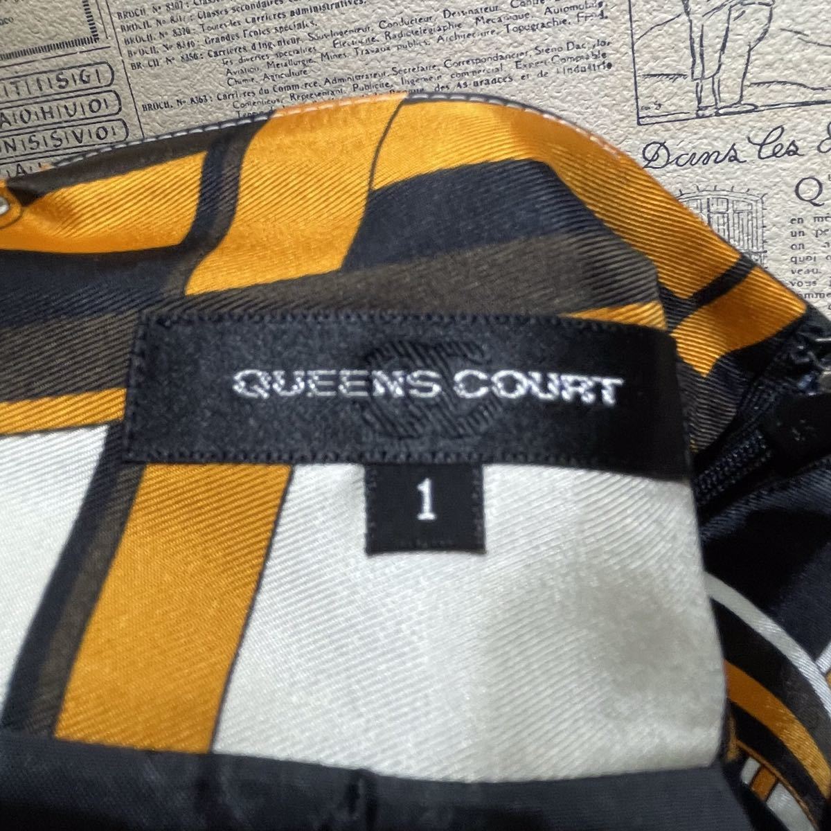QUEENS COURT クイーンズコート 膝丈スカート size 1_画像5