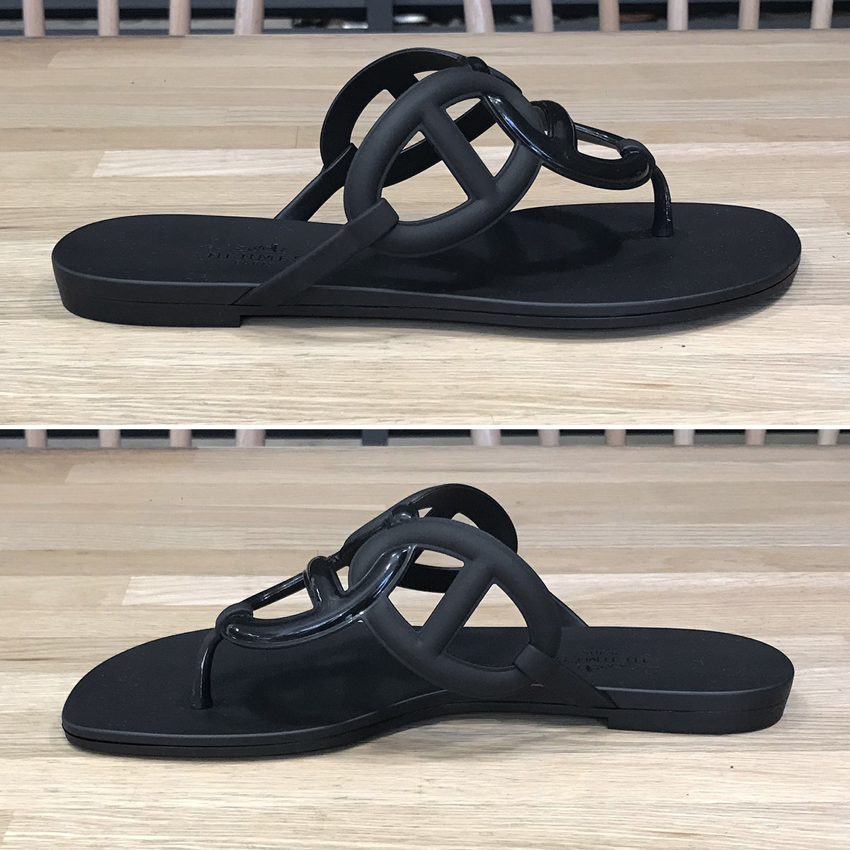 新品未使用】エルメス エジェリ シェーヌダンクル ビーチサンダル