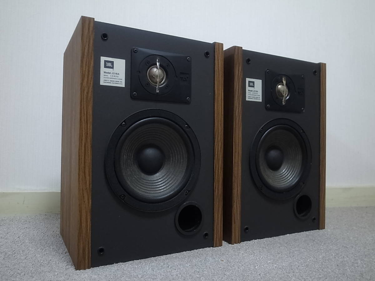 永遠の名機】JBL J216A ペア連番 美品良好 傑作モニター 是非聴い 永遠の名機】JBL J216A ペア連番 美品良好 傑作モニター 是非聴い