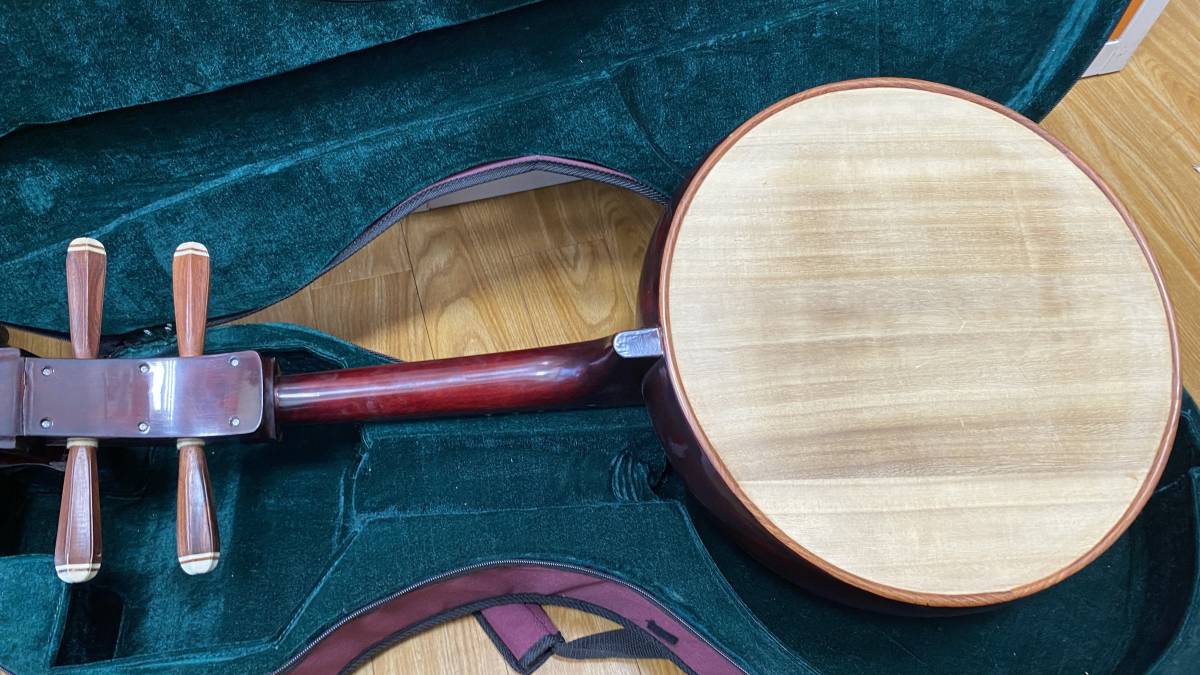 【中国楽器/かなり美品】民族 楽器 弦楽器 星海 チョンルアン 中阮 月琴の画像5