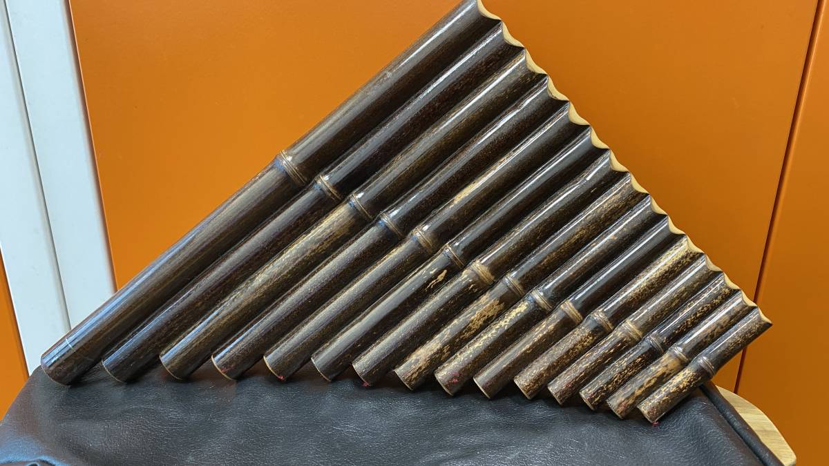 【中国楽器】15官 パンフルート D 木製楽器 中国 パンパイプ 天津 排簫 はいしょう 管楽器の画像5