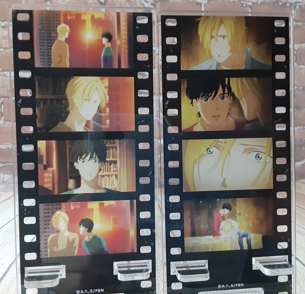 値下げ！アクリルスタンド　フィルム風　バナナフィッシュ BANANA FISH アッシュ　英二　_画像1