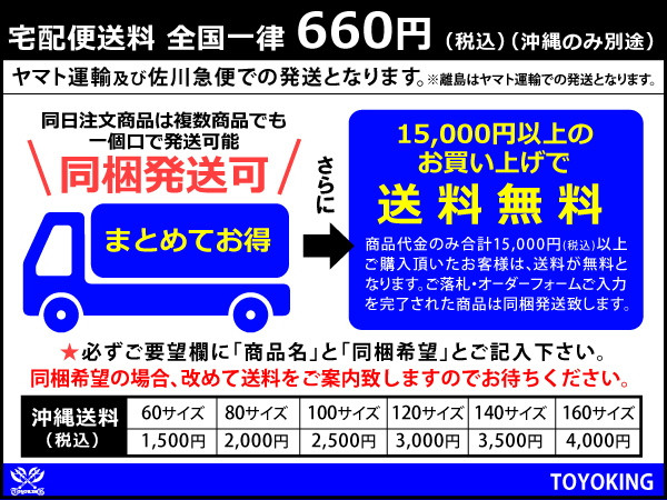 【14周年記念大セール】耐熱 シリコンホース ロング 1m(長さ1000mm) 同径 内径Φ76mm 青色 ロゴマーク無し 汎用品_画像4