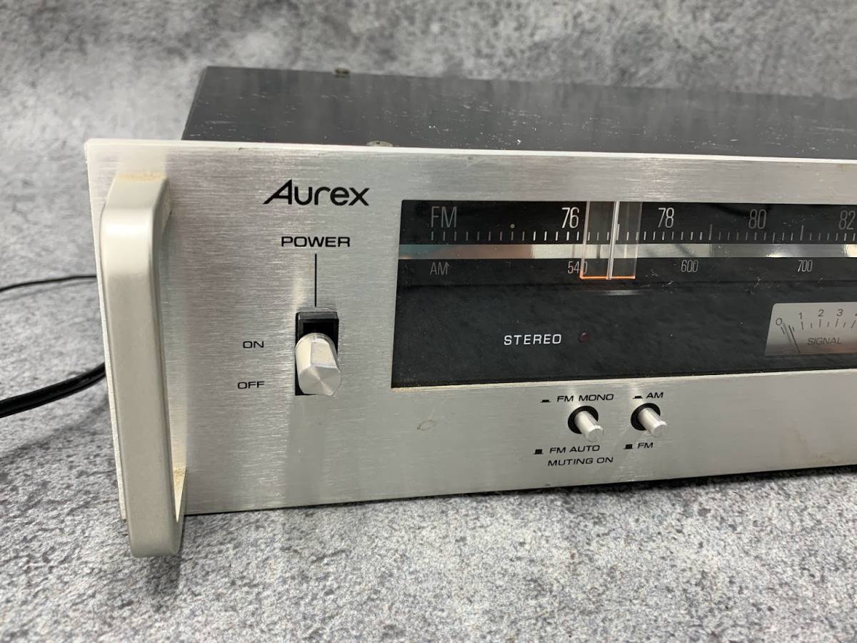 【 Aurex ST-330 ステレオチューナー 】ステレオアンプ オーレックス 音響 音楽_画像2
