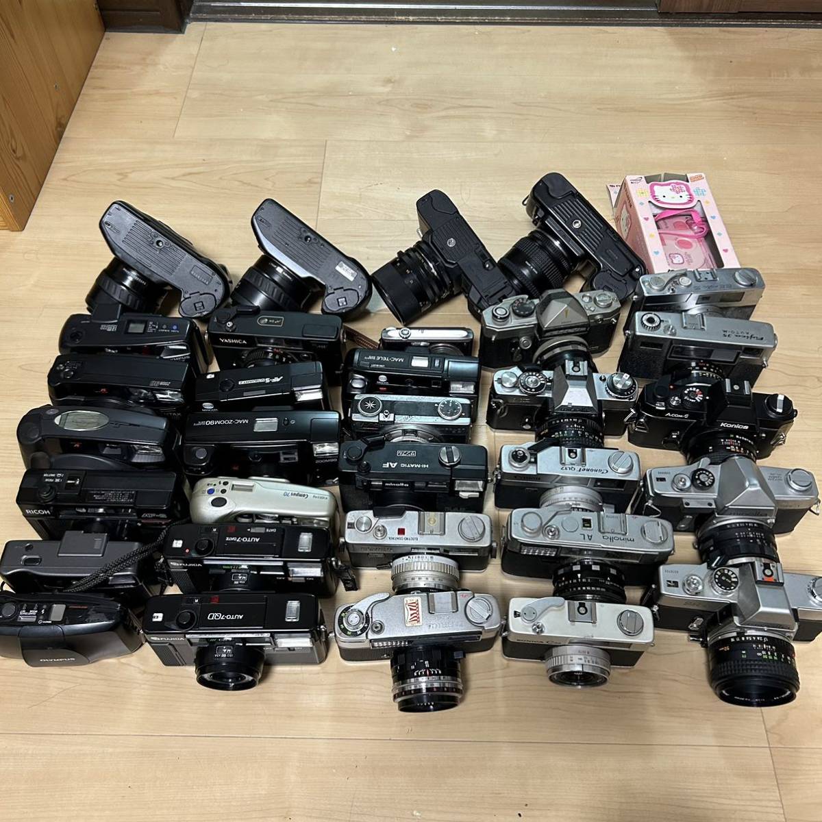 大量33台 フィルムカメラ まとめ売り ジャンク Canon OLYMPUS MINOLTA