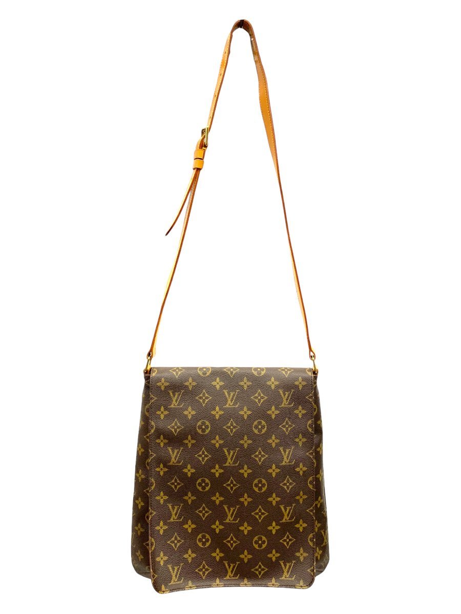 LOUIS VUITTON (ルイヴィトン) ミュゼット モノグラム ショルダーバッグ 斜めがけ M51256 ブラウン ブランド /036_画像1