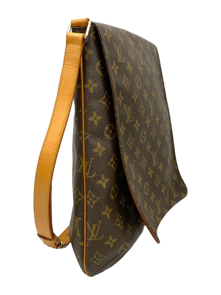 LOUIS VUITTON (ルイヴィトン) ミュゼット モノグラム ショルダーバッグ 斜めがけ M51256 ブラウン ブランド /036_画像5