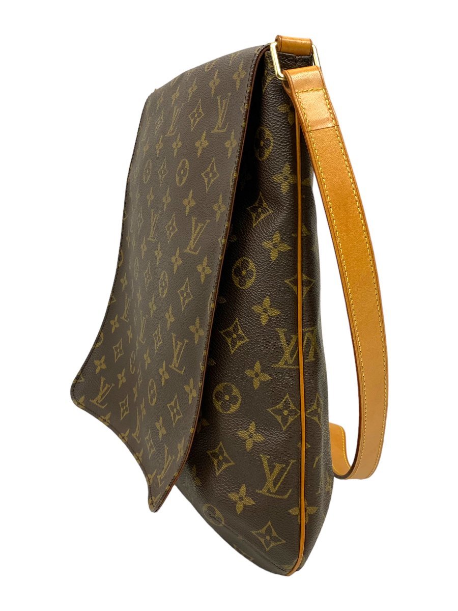 LOUIS VUITTON (ルイヴィトン) ミュゼット モノグラム ショルダーバッグ 斜めがけ M51256 ブラウン ブランド /036_画像4