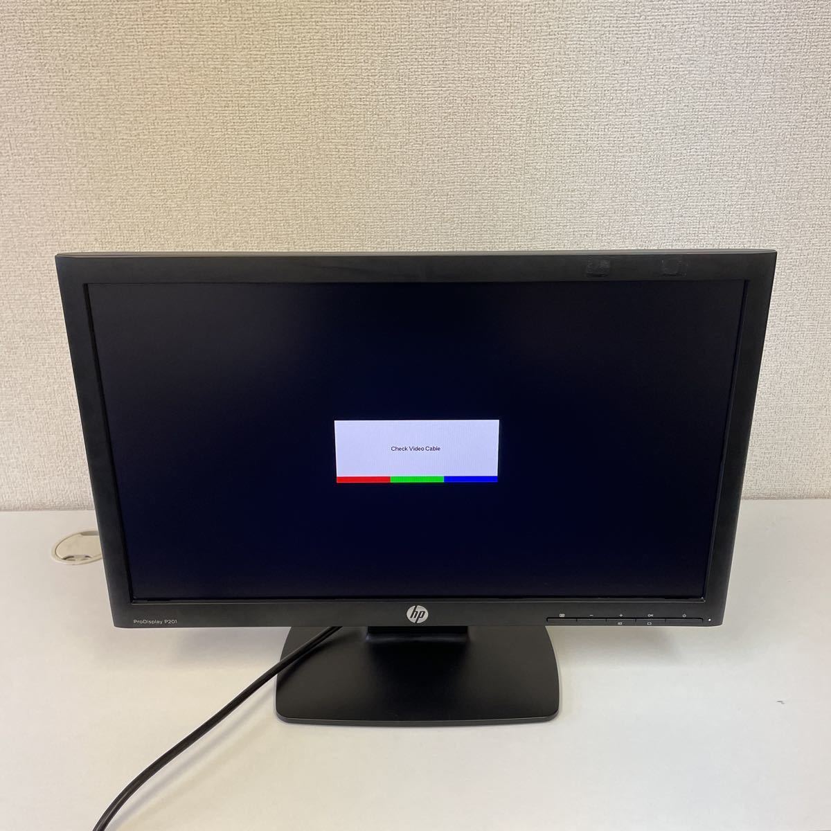 [ secondhand goods ]HP ProDisplay 20 -inch wide monitor P201C9F26AA electrification has confirmed stand attaching no2