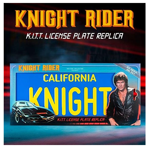  Night rider Night 2000 K.I.T.T. license plate 1/1 scale replica 