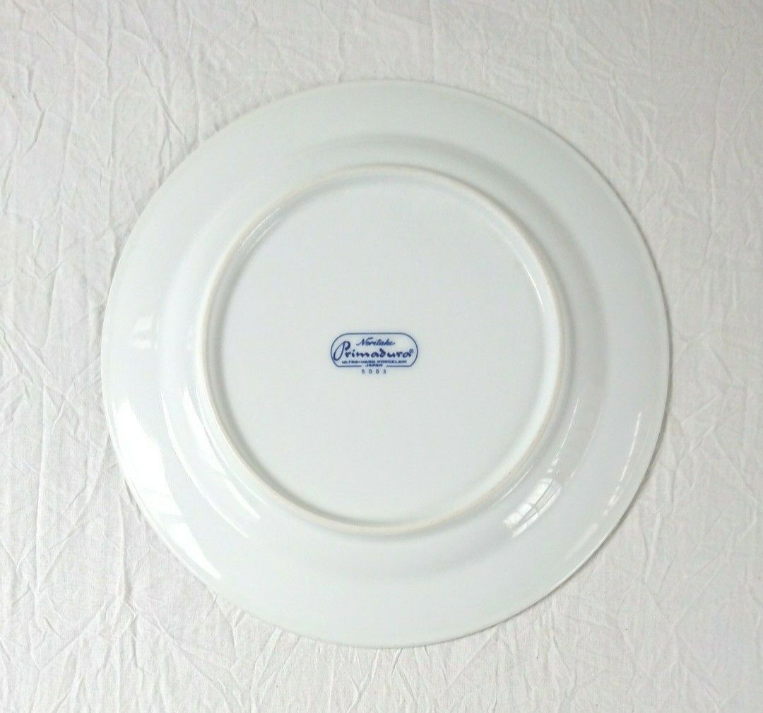 Noritake ノリタケ   Primadura  直径20cm 北欧柄 ヴィンテージ  1980年代  昭和レトロ♪青リーフ 